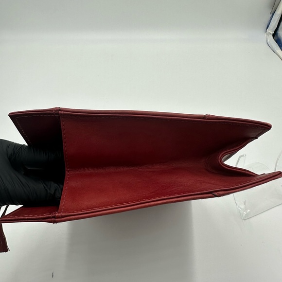 Vintage Yves Saint Laurent
Burgundy Leather and Suede Clutch - Picture 5 of 14